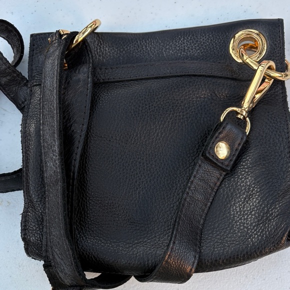 Hammitt Black Crossbody Bag with Gold Details Dustbag included - Picture 4 of 7